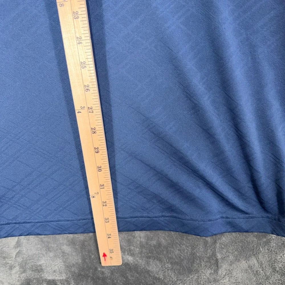 Adidas Mens Puremotion Golf Polo Shirt Size 4XL‎ Blue Short Sleeve